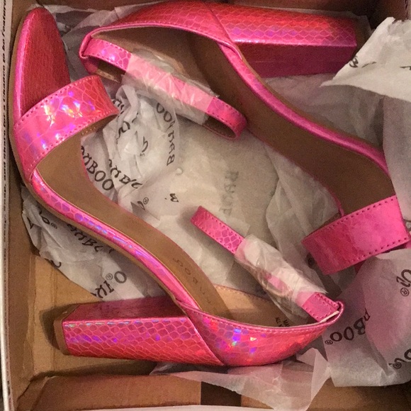 BAMBOO Shoes - Pink iridescent Sandals